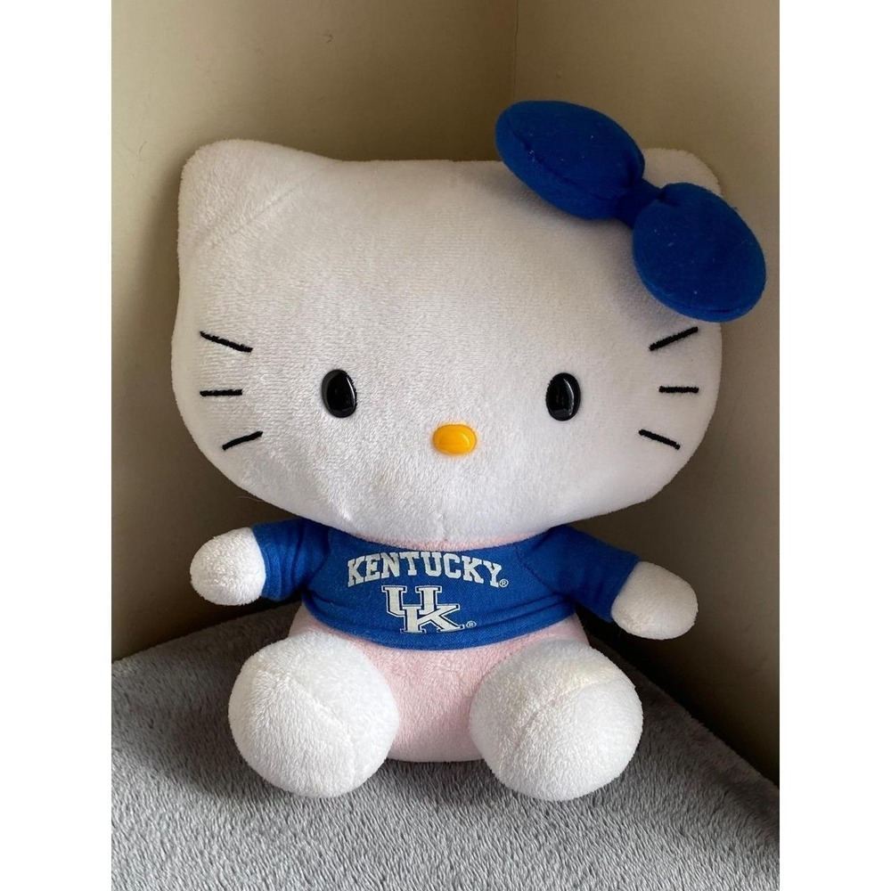 Hello Kitty Plush University Of Kentucky 8" Stuffed Animal Toy sku17